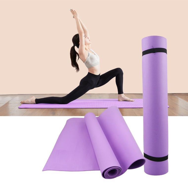 4MM PVC Yoga Mats Anti-slip Blanket PVC Gymnastic Sport Health Lose Weight Fitness Exercise Pad Women Sport Yoga Mat