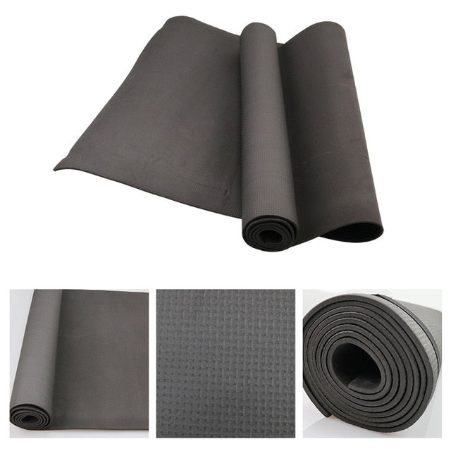 4MM PVC Yoga Mats Anti-slip Blanket PVC Gymnastic Sport Health Lose Weight Fitness Exercise Pad Women Sport Yoga Mat
