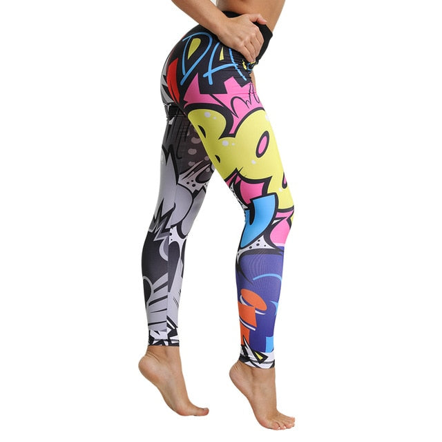 High Waist Women Yoga Pants Push Up Breathable Fitness Sports Leggings Running Tights Sportswear Slim Gym Clothing Female Gray