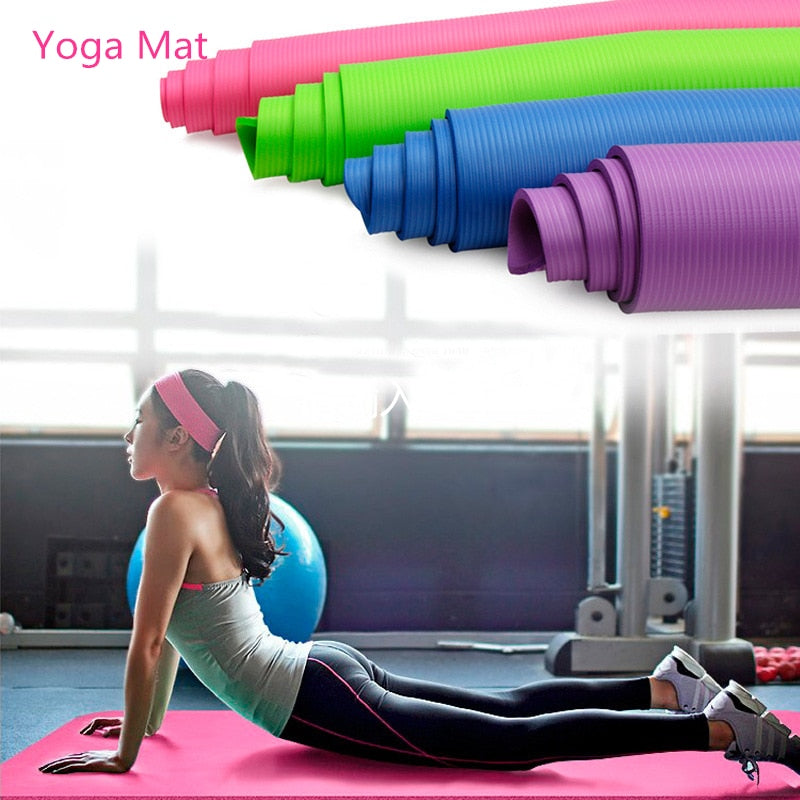 10mm Yoga Mat Exercise Pad Thick Non Slip Folding Gym Fitness Mat Pilates Outdoor Indoor Training Gym Exercise Fitness Carpet