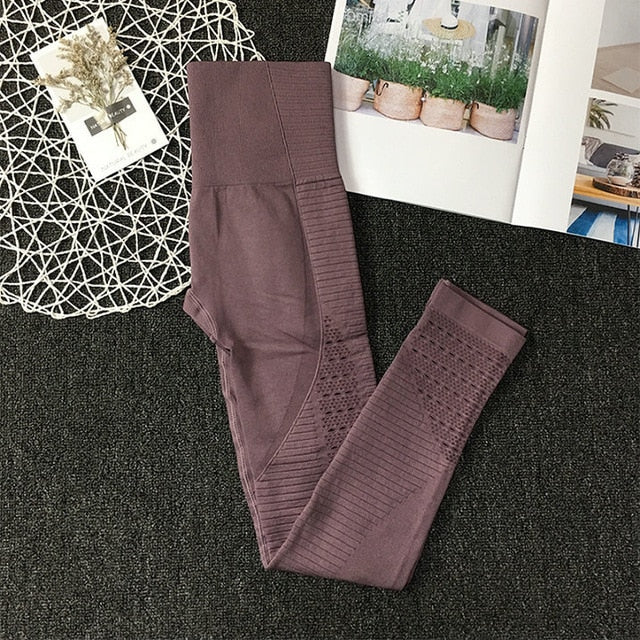 2PCS Yoga Set Strappy Bra Seamless Leggings Women Gym Fitness Clothing High Waist Yoga Leggings Set Running Sportswear Tracksuit